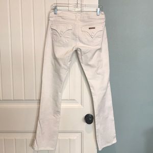 Hudson white jeans